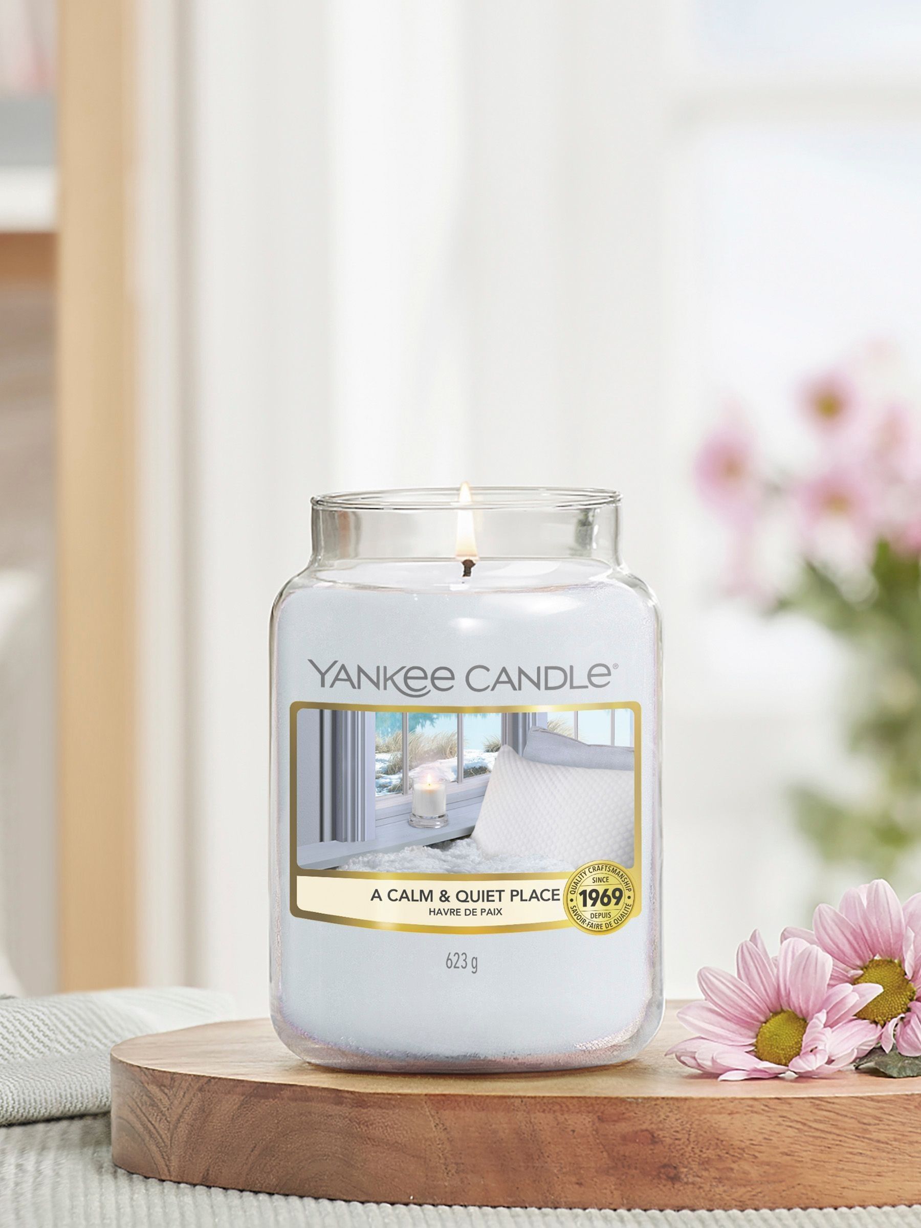 Yankee Candle Purple Large Jar A Calm & Quiet Place Candle - Image 1 of 3