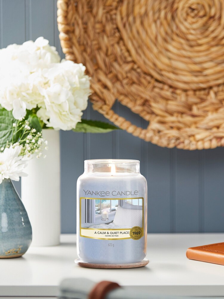 Yankee Candle Purple Large Jar A Calm & Quiet Place Candle - Image 3 of 3