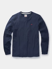Aubin Buttermere Cotton Long Sleeve T-Shirt - Image 4 of 4