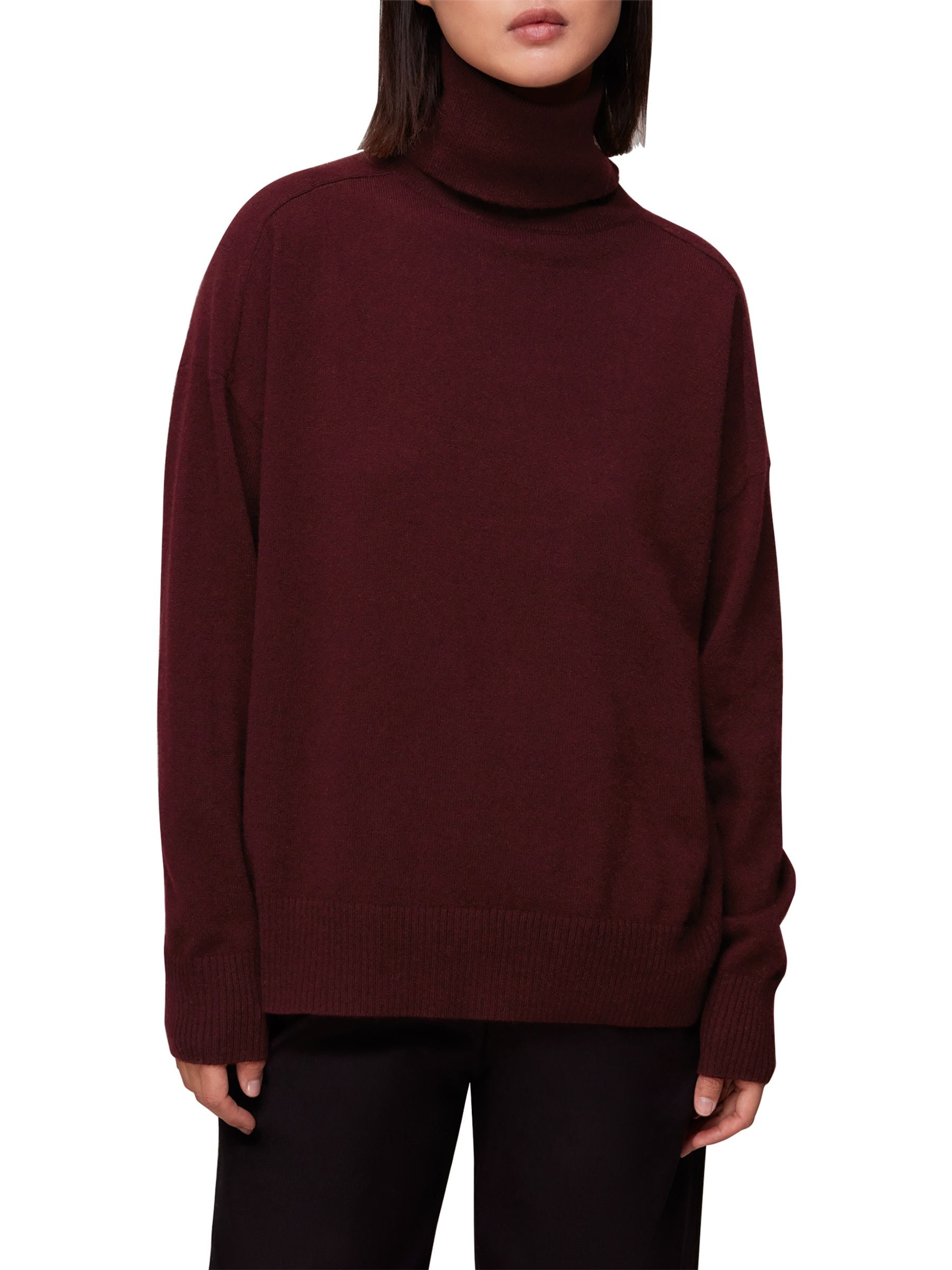 Whistles cashmere roll neck outlet