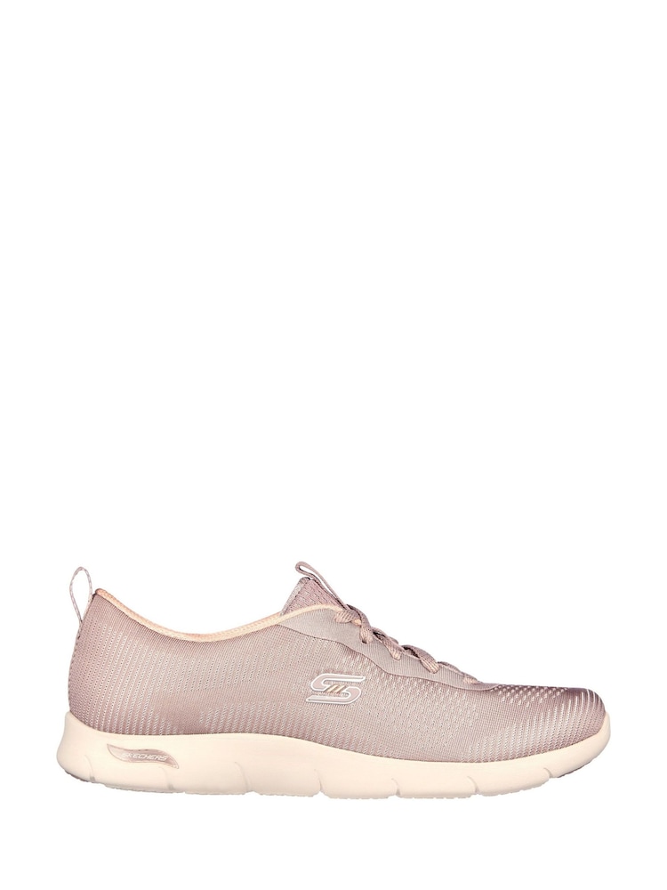Skechers Brown Arch Fit Refine Classy Doll Womens Trainers - Image 1 of 3