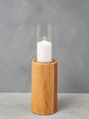 Fifty Five South Natural Hurricane Candle Holder - Image 2 of 4