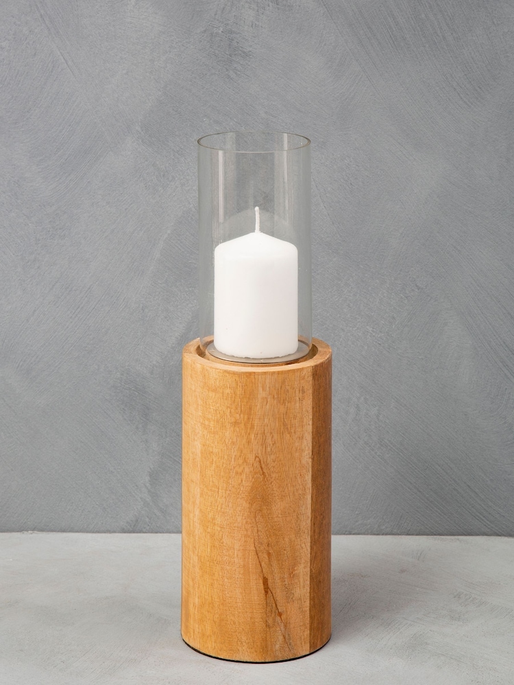Fifty Five South Natural Hurricane Candle Holder - Image 2 of 4