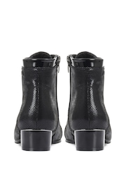 Pavers Black Lace-Up Ankle Boots - Image 3 of 5