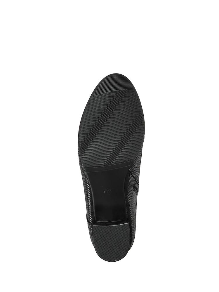 Pavers Black Lace-Up Ankle Boots - Image 5 of 5