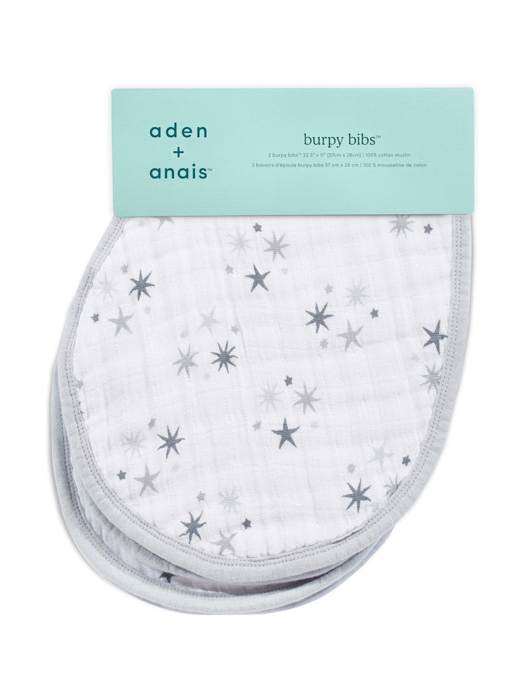 aden + anais – Twinkle – Lätzchen aus 100 % Baumwolle im 2er-Pack - Bild 2 von 4