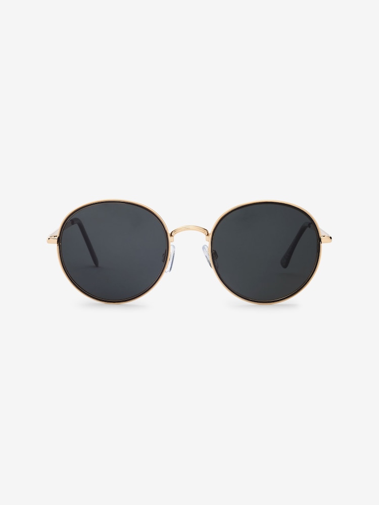 Argent/Noir - Lunettes de soleil ronde polarisée - Image 5 of 6