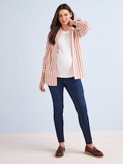 White Maternity Racer Vest - Image 2 of 7