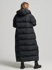 Superdry Black Studios Super Long Duvet Puffer Coat - Image 2 of 3