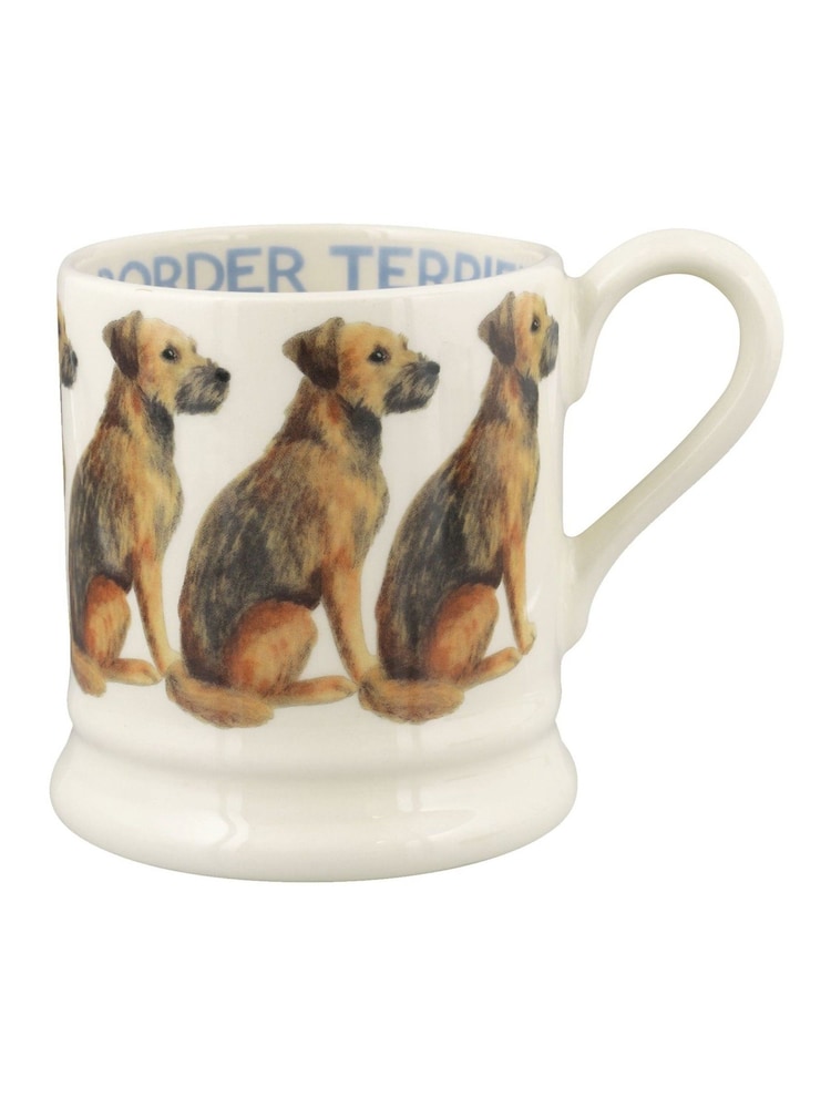 Emma Bridgewater Cream Dogs Border Terrier 1/2 Pint Mug - Image 2 of 4 Emma Bridgewater Cream Dogs Border Terrier 1/2 Pint Mug - Image 2 of 4