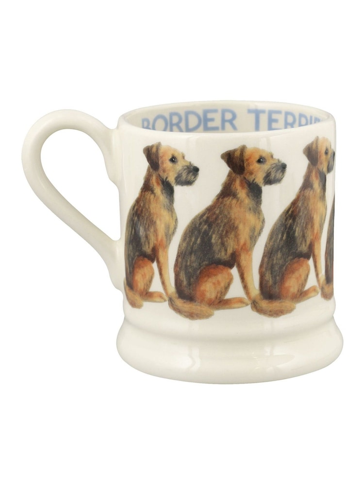 Emma Bridgewater Cream Dogs Border Terrier 1/2 Pint Mug - Image 4 of 4 Emma Bridgewater Cream Dogs Border Terrier 1/2 Pint Mug - Image 4 of 4