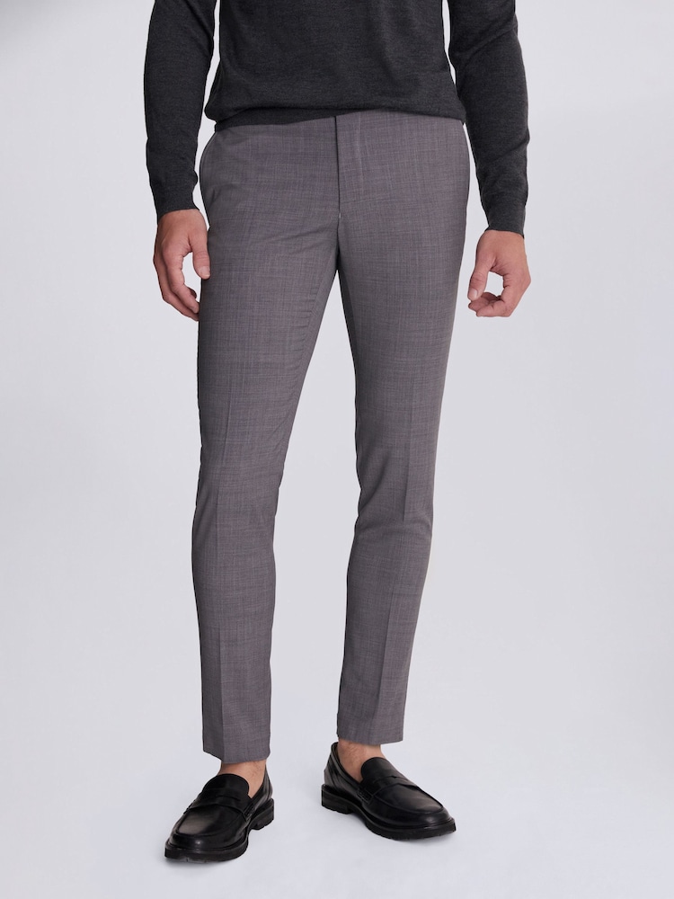 DKNY Зауженный крой Серый костюм: Брюки - Image 1 of 3