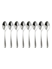 Robert Welch Set of 8 Silver Sandstone Design Teaspoons - Image 3 of 4