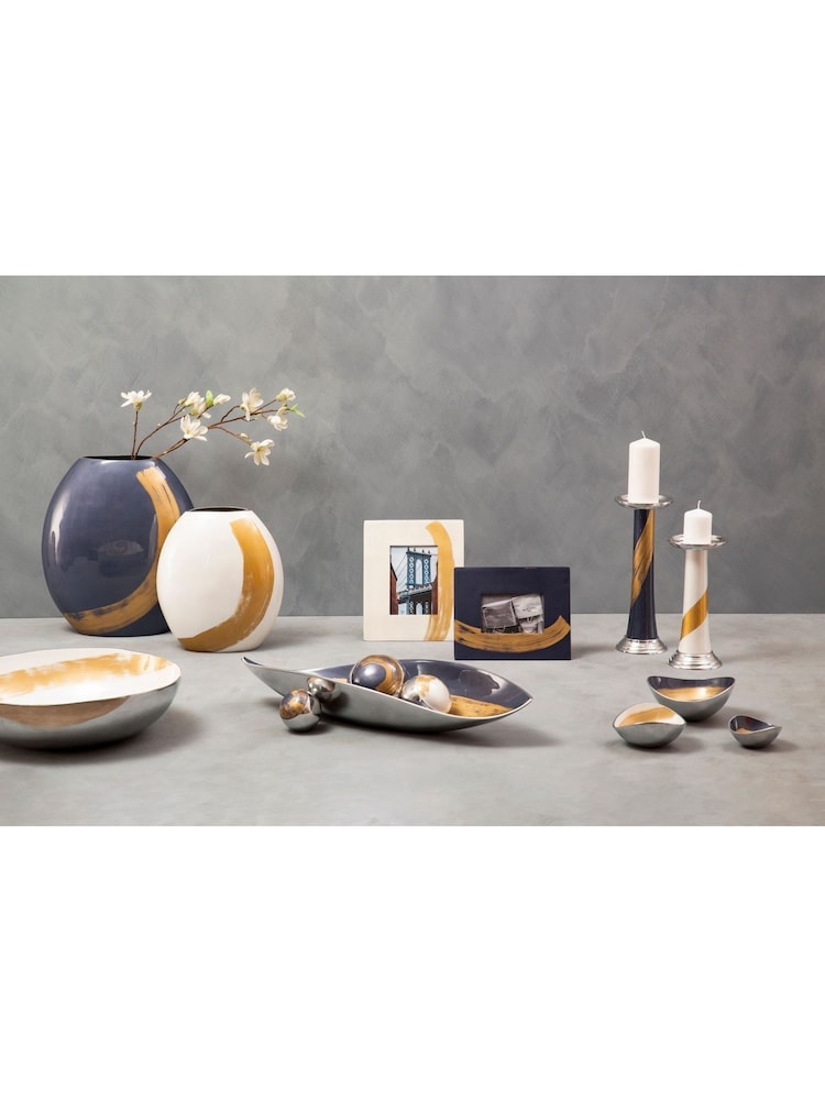 Fifty Five South Grey Alma Candle Holder - Image 1 of 1