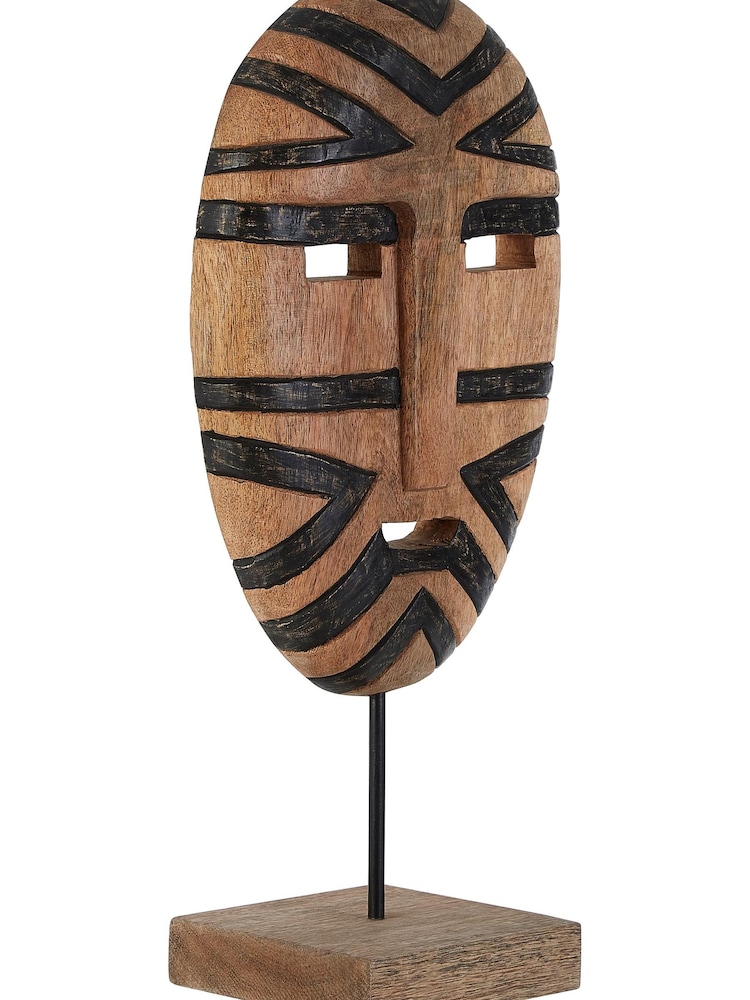 Fifty Five South White Bantu Tribal Wooden Ornaments Sculpture - Image 3 of 4