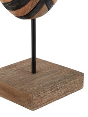 Fifty Five South White Bantu Tribal Wooden Ornaments Sculpture - Image 4 of 4