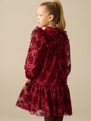 Angel & Rocket Red Nova Flocked Mesh Dress - Image 2 of 4