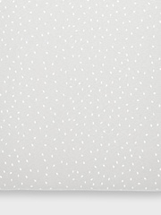 The Little Green Sheep Grey Rice Print Fitted Sheet - Image 1 of 3