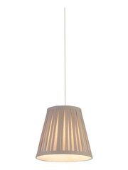 Searchlight Grey Belle Pleated Lamp Shade - Image 3 of 4