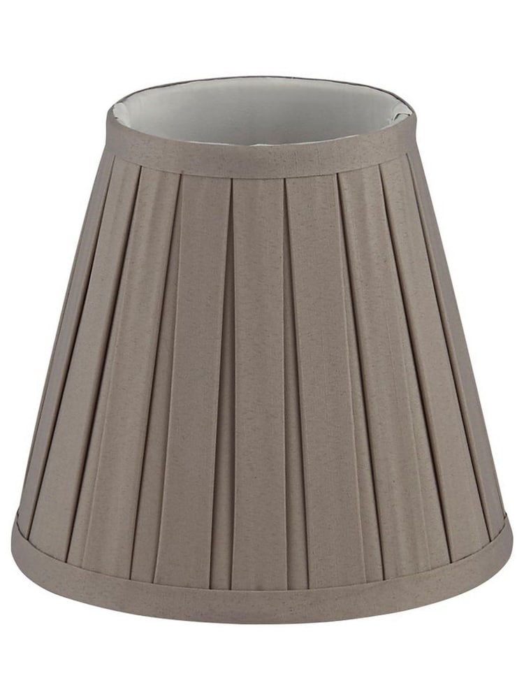 Searchlight Grey Belle Pleated Lamp Shade - Image 4 of 4