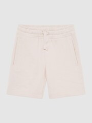 Reiss Cream Henry Drawstring Jersey Shorts - Image 2 of 6