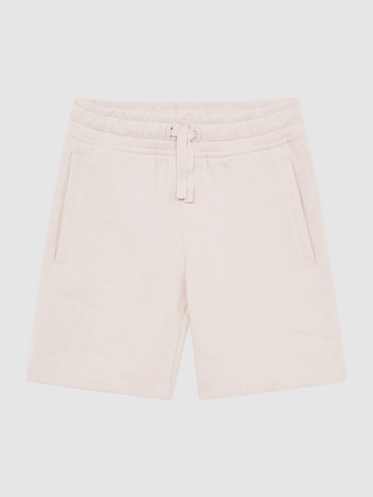 Reiss Cream Henry Drawstring Jersey Shorts - Image 2 of 6