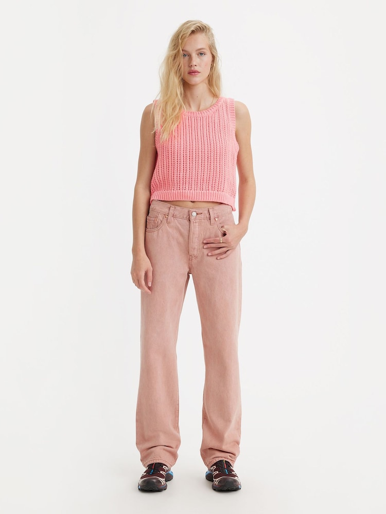 Розовый - Levi's® 501® 90's 100% Cotton Jeans - Image 1 of 3