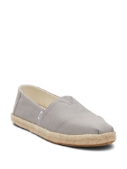Серый - туфли из саржи Toms Vegan Alpargata Drizzle - Image 2 of 6