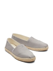 Серый - туфли из саржи Toms Vegan Alpargata Drizzle - Image 3 of 6