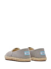 Серый - туфли из саржи Toms Vegan Alpargata Drizzle - Image 4 of 6