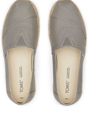 Серый - туфли из саржи Toms Vegan Alpargata Drizzle - Image 5 of 6