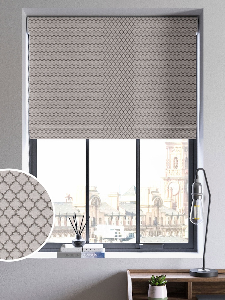 Silver Bramhall Made To Measure Roman Blind - Image 1 of 6