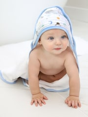 aden + anais White Essentials Hooded 100% Cotton Towels 2 Pack - Image 3 of 5