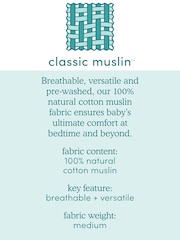 aden + anais White Essentials Hooded 100% Cotton Towels 2 Pack - Image 5 of 5