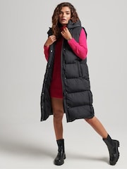 Superdry Black Touchline Padded Gilet - Image 3 of 6