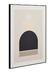 Pacific Art Deco Print With Gold Detail And Black Frame - Image 4 of 7
