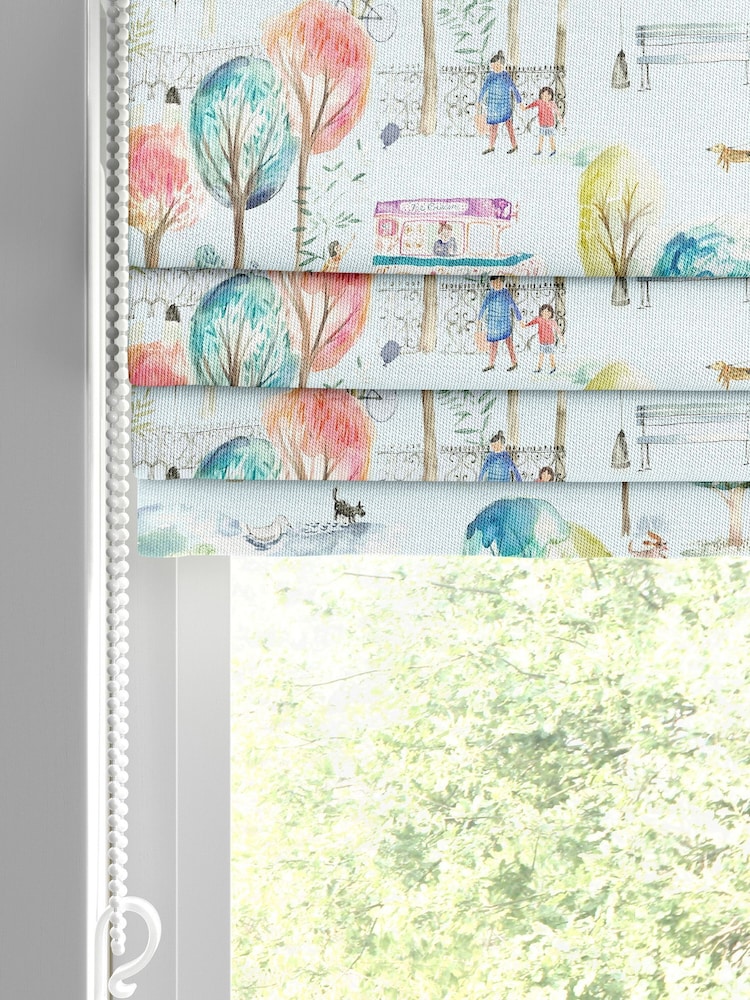 Voyage Dusk Kids Park Life Made To Measure Roman Blind - Image 2 of 6