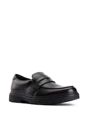Clarks Black Multi Fit Loxham Craft Leather Shoes - Image 4 of 8
