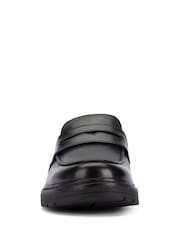 Clarks Black Multi Fit Loxham Craft Leather Shoes - Image 6 of 8