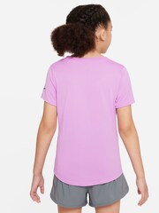 Nike Purple Dri-FIT Training T-Shirt - Image 2 of 5