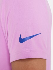 Nike Purple Dri-FIT Training T-Shirt - Image 4 of 5