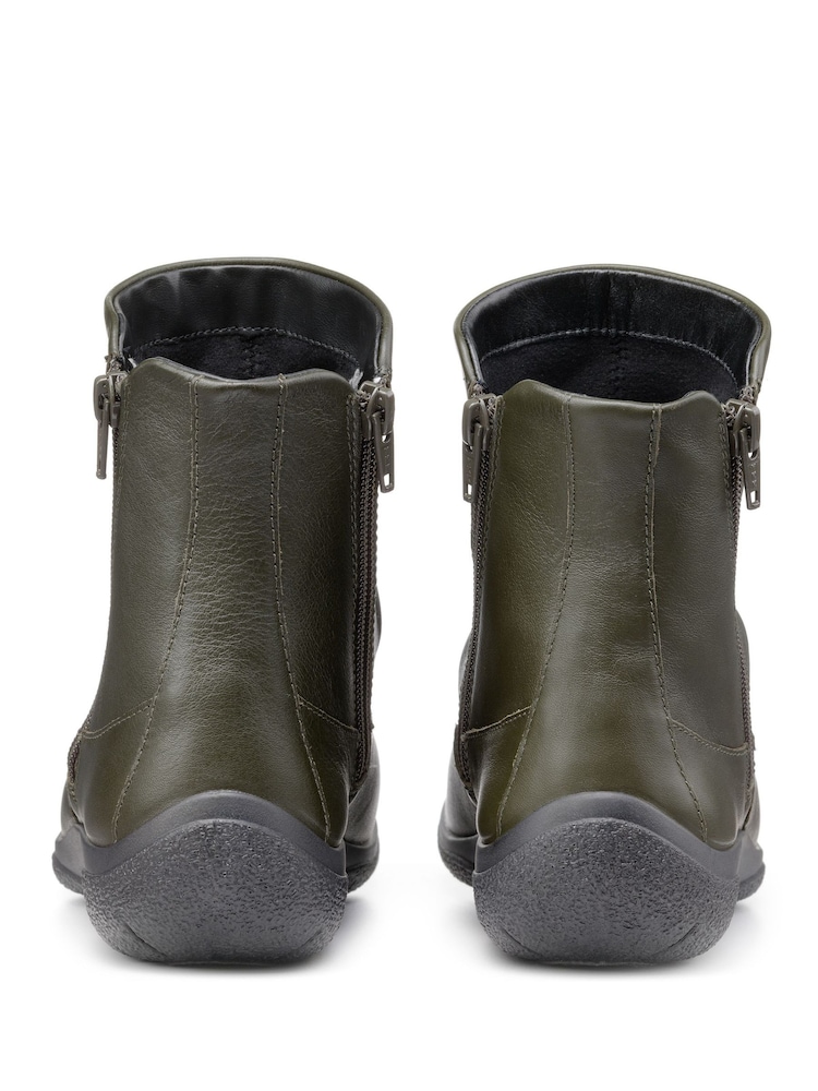 Hotter Green Wide Fit Whisper Zip Boots - Image 3 of 4
