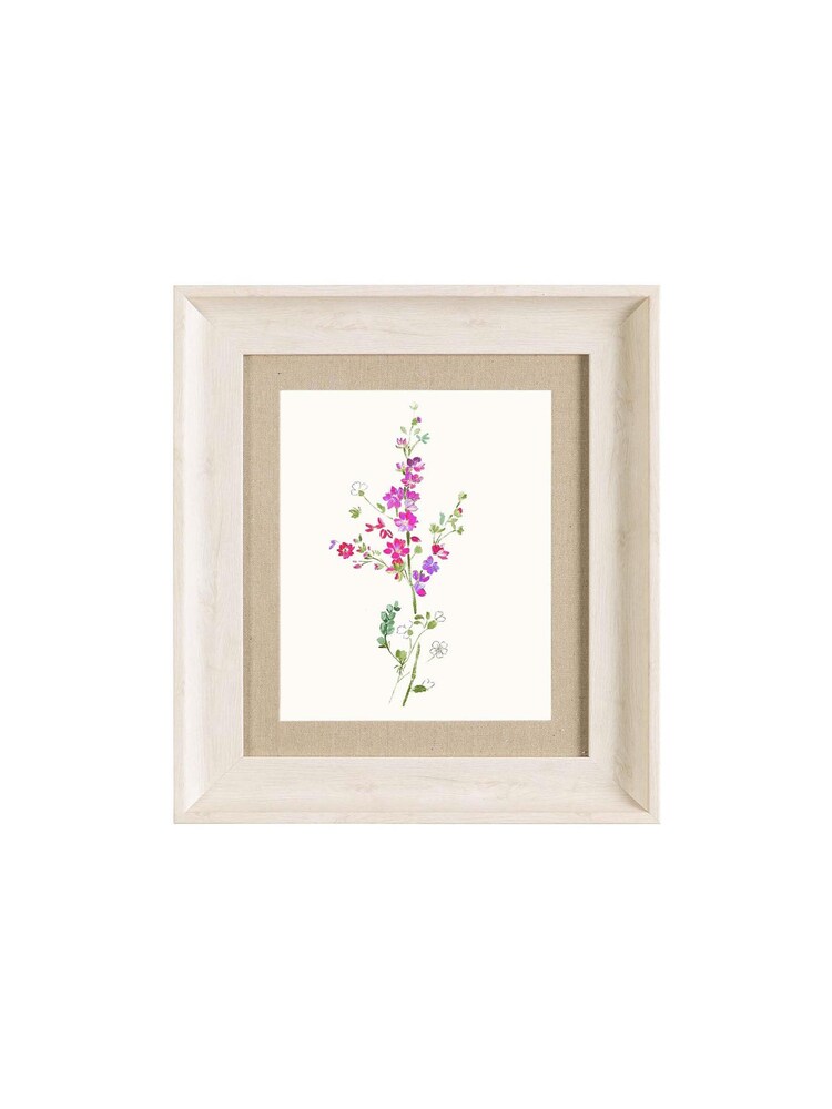 Voyage Pink Bitsy Flower Birch Framed Print - Image 2 of 2 Voyage Pink Bitsy Flower Birch Framed Print - Image 2 of 2