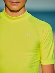 Yellow Short Sleeve Sunsafe Rash Vest (1.5-16yrs) - Image 5 of 7
