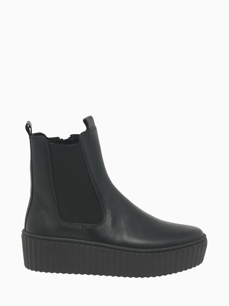 Gabor December Chelsea Type Black Boots - Image 1 of 5 Gabor December Chelsea Type Black Boots - Image 1 of 5
