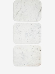 Light Grey Valencia Marble Mango Wood Large Sideboard - Image 10 of 11