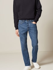 Bright Blue Tint Motion Flex Stretch Slim Fit Jeans - Image 4 of 10