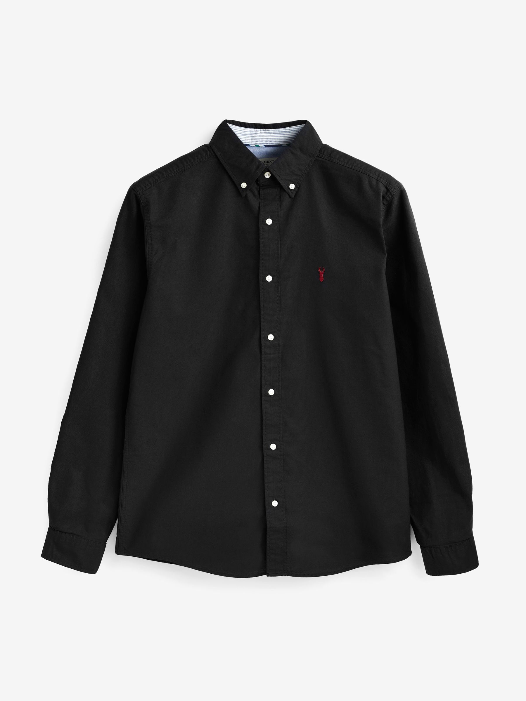 Buy Black Regular Fit Long Sleeve Oxford Shirt from Next South Africa