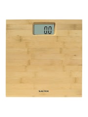 Salter White Bamboo Viscose Electric Bathroom Scales - Image 1 of 4