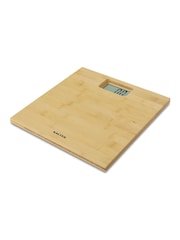 Salter White Bamboo Viscose Electric Bathroom Scales - Image 2 of 4